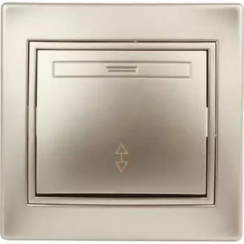 Одноклавишный переключатель Intro Plano 1-103-04 Б0053748