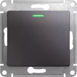 Одноклавишный переключатель Systeme Electric Glossa GSL001363
