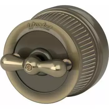 Одноклавишный переключатель/выключатель WERKEL Ретро a050766