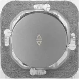 Одноклавишный перекрестный механизм выключателя BYLECTRICA ПРОВАНС С6/2 10-3362 серебро