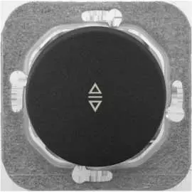 Одноклавишный проходной механизм выключателя BYLECTRICA ПРОВАНС С610-3361 графит