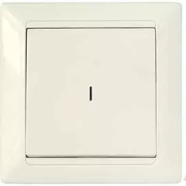 Одноклавишный выключатель BYLECTRICA СТИЛЬ С110-813 бежевый