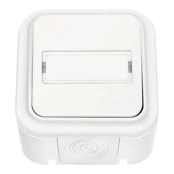 Одноклавишный выключатель BYLECTRICA ПРАЛЕСКА АКВА А110-743