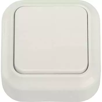 Одноклавишный выключатель BYLECTRICA ВАРИАНТ А110-2101 бежевый