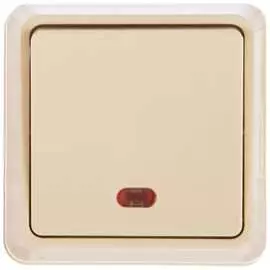 Одноклавишный выключатель IEK ОКТАВА EVO11-K33-10-DC