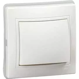Одноклавишный выключатель IEK KVARTA ВС10-1-0-КБ-44 KV-V10-10-44-K01