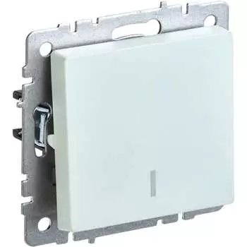 Одноклавишный выключатель IEK Brite вс10-1-1-брж BR-V10-1-10-K36