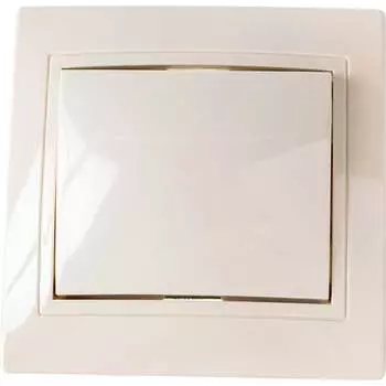 Одноклавишный выключатель IEK КВАРТА EVK10-K33-10-DM