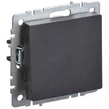 Одноклавишный выключатель IEK Brite вс10-1-0-брч BR-V10-0-10-K02
