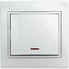 Одноклавишный выключатель Intro Plano 1-102-01 Б0053729