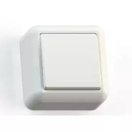 Одноклавишный выключатель Кунцево-Электро ОПТИМА А110-377 8000