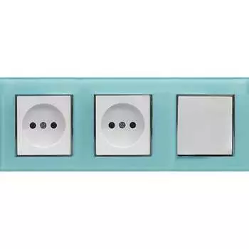 Одноклавишный выключатель + розетки Vesta Electric Комплект-3 FRM050305SIN