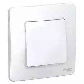 Одноклавишный выключатель Systeme Electric BLANCA BLNVS010101