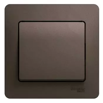 Одноклавишный выключатель Systeme Electric Glossa GSL000812
