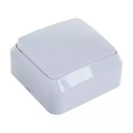 Одноклавишный выключатель Smartbuy Юпитер SBE-03w-10-SW1-0