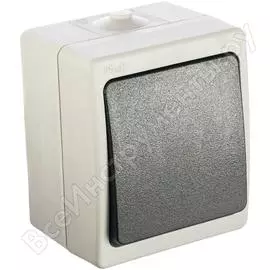 Одноклавишный выключатель STEKKER PSW10-111-54 32752