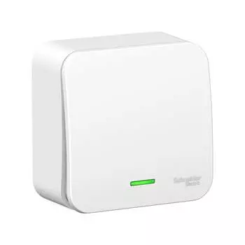 Одноклавишный выключатель Systeme Electric Blanca BLNVA101121