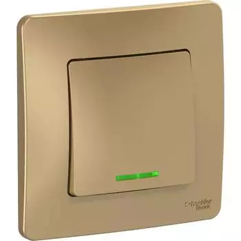 Одноклавишный выключатель Systeme Electric Blanca BLNVS010114