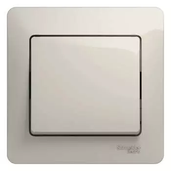 Одноклавишный выключатель Systeme Electric Glossa GSL000912