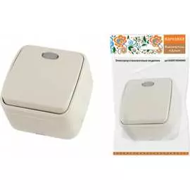 Одноклавишный выключатель TDM ELECTRIC Дача Народная SQ1824-0018