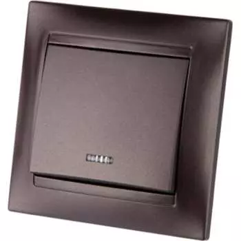 Одноклавишный выключатель TDM ELECTRIC Лама SQ1815-0504