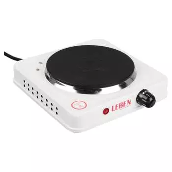 Одноконфорочная электрическая плитка Leben 475-038