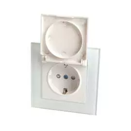 Одноместная электрическая розетка STEKKER