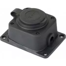 Одноместная каучуковая розетка EKF PRO RPS-014-16-230-44-r