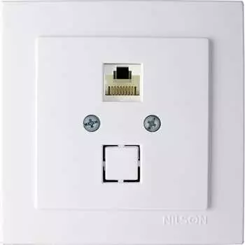 Одноместная компьютерная розетка Nilson TOURAN-ALEGRA-THOR 24111045