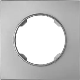 Одноместная рамка BYLECTRICA ПРОВАНС ЮЛИГ.735212.493 серебро