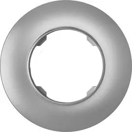 Одноместная рамка BYLECTRICA ПРОВАНС ЮЛИГ.735212.494 серебро