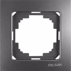 Одноместная рамка Nilson Touran metallic 24160091