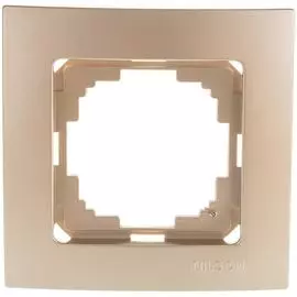 Одноместная рамка Nilson Touran metallic 24150091