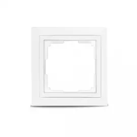 Одноместная рамка Smartbuy Нептун SBE-05w-Plastic-FR-1