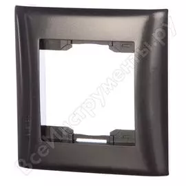 Одноместная рамка volsten v01-14-a11-m, magenta nero, 9987