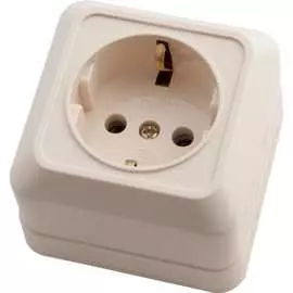 Одноместная розетка АБК-СИЛА
