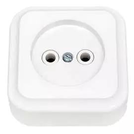 Одноместная розетка BYLECTRICA ПРАЛЕСКА РА16-255