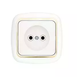 Одноместная розетка BYLECTRICA