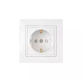 Одноместная розетка BYLECTRICA УЮТ РС16-341