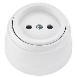 Одноместная розетка BYLECTRICA РЕТРО РА16-0201