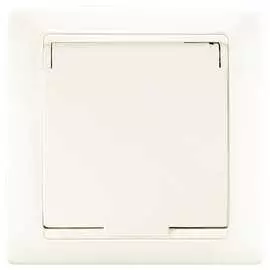 Одноместная розетка BYLECTRICA СТИЛЬ РС16-364 бежевый