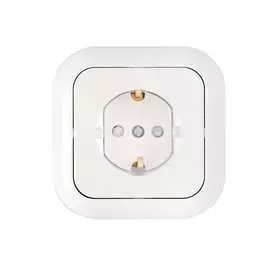 Одноместная розетка BYLECTRICA ГАРМОНИЯ РС16-253