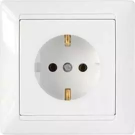 Одноместная розетка BYLECTRICA СТИЛЬ РС16-306