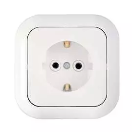 Одноместная розетка BYLECTRICA ГАРМОНИЯ РС16-227