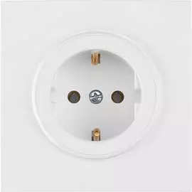 Одноместная розетка BYLECTRICA ПРОВАНС белый РС16-0302