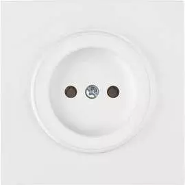 Одноместная розетка BYLECTRICA ПРОВАНС белый РС16-0301