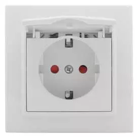 Одноместная розетка EKF Минск Basic ERR16-029-100