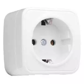 Одноместная розетка EKF Минск Basic EGR16-028-10
