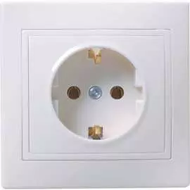 Одноместная розетка IEK РС10-3-КБ КВАРТА ERK11-K01-16-K