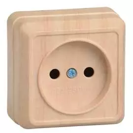 Одноместная розетка IEK РС20-2-ОС ОКТАВА ERO10-K03-10-DC
